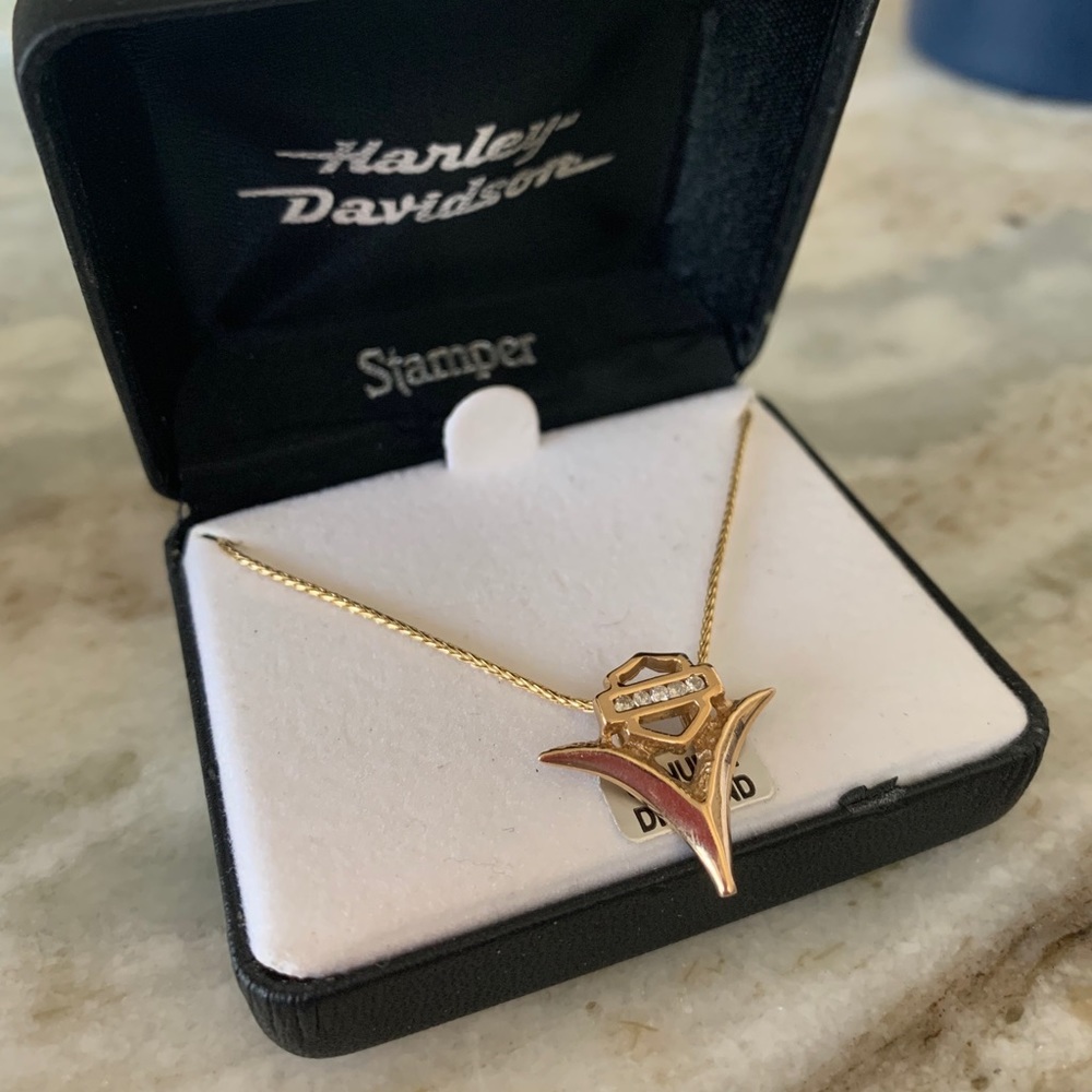 14k Gold Harley Necklace